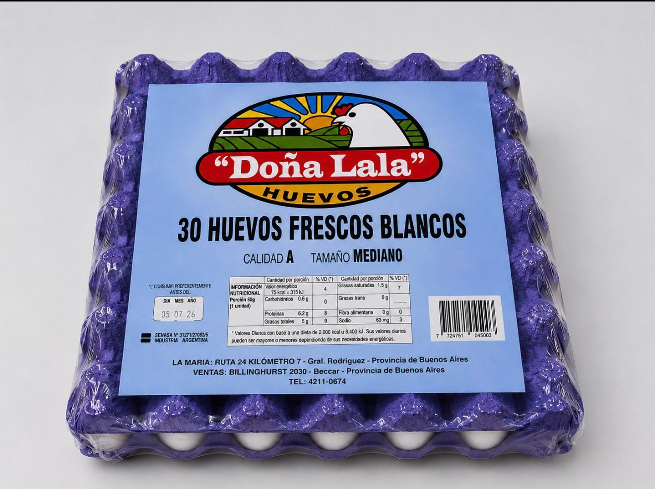 30 Huevos Blancos