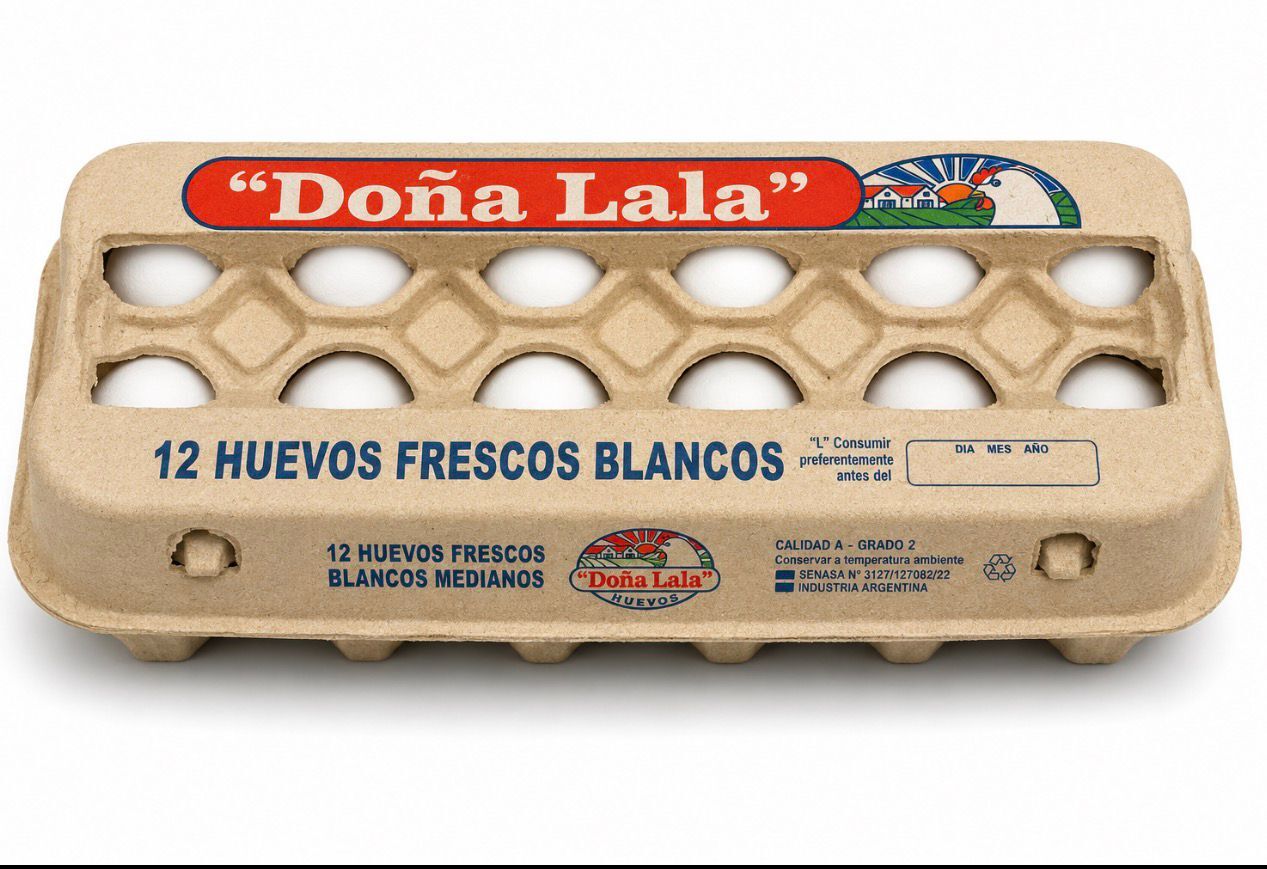 12 Huevos Blancos